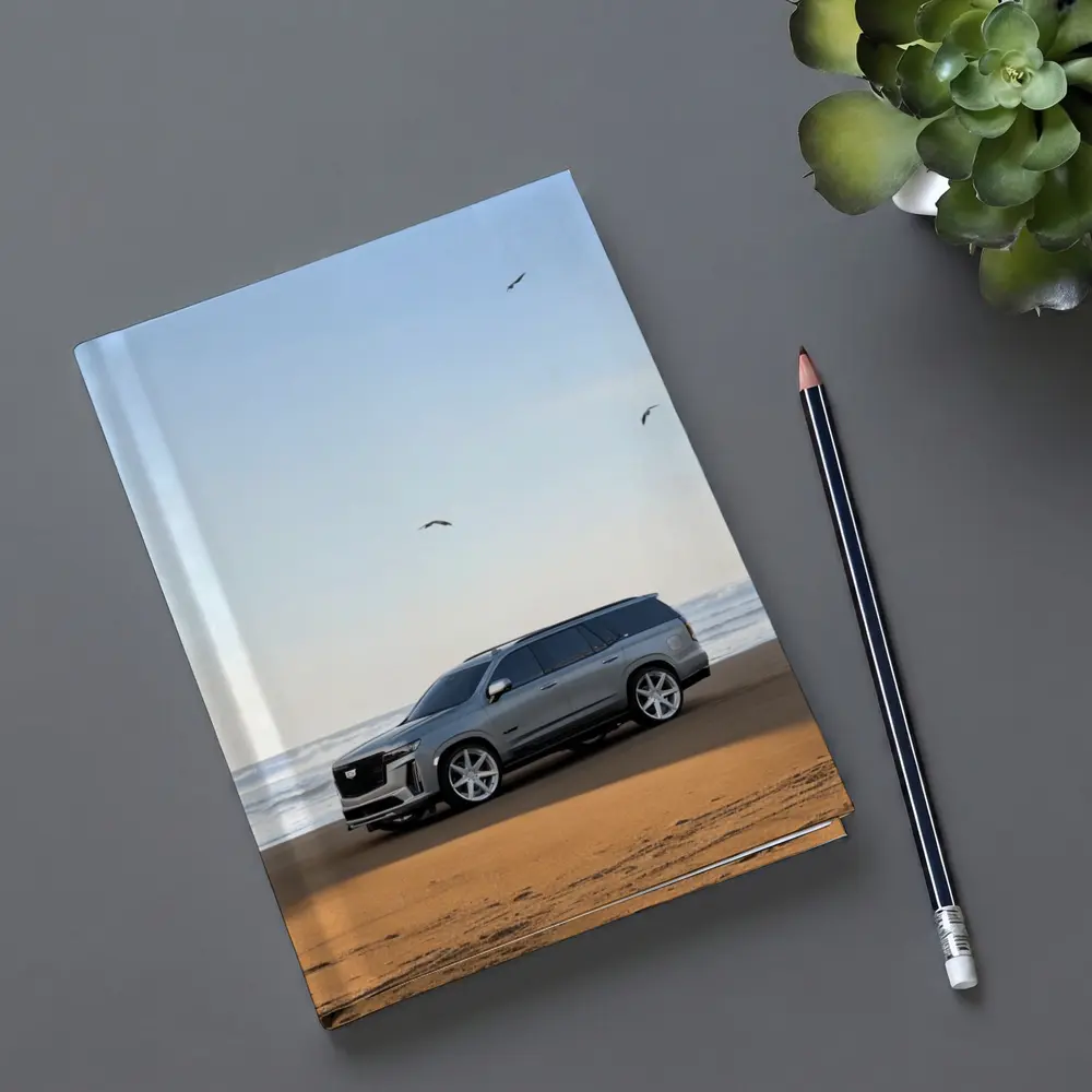 Cadillac Escalade Gray SUV Beach Shore – Notebooks