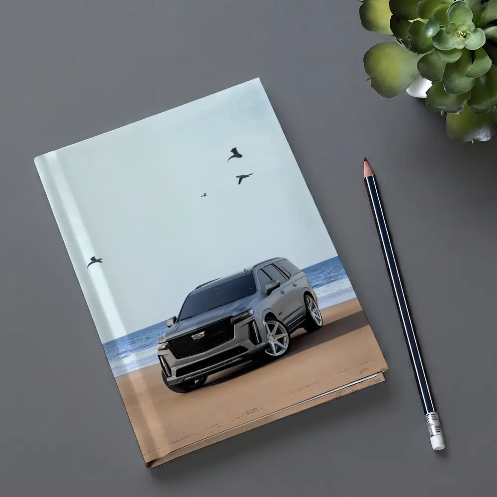 Cadillac Escalade Gray SUV Beach Shore – Notebooks