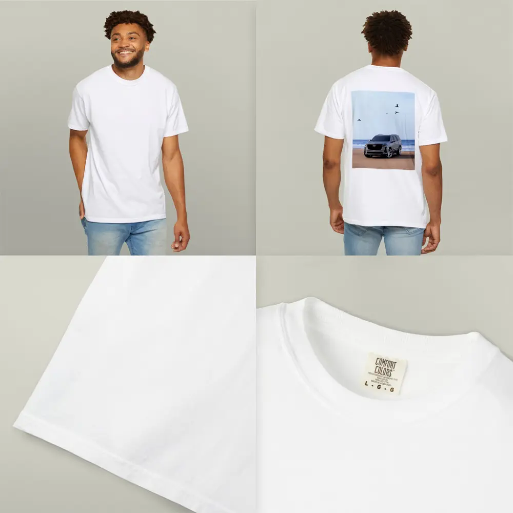 Cadillac Escalade Gray SUV Beach Shore – T-Shirts