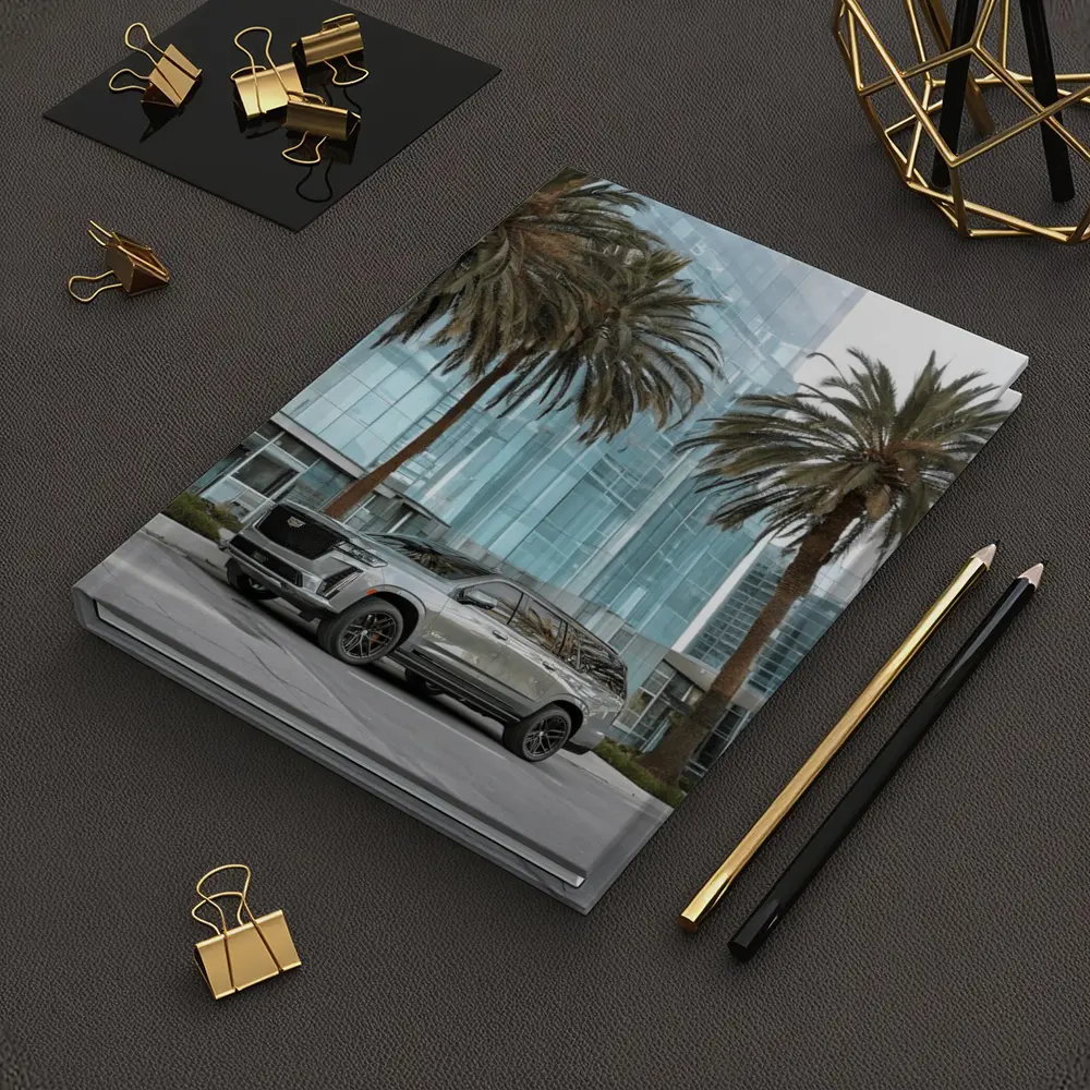 Cadillac Escalade Gray Urban Palm Trees – Notebooks