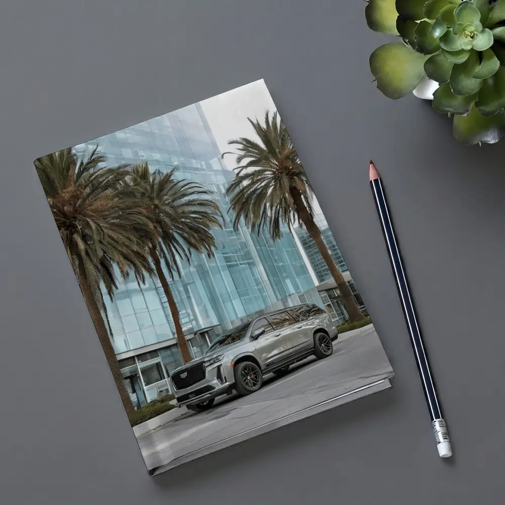 Cadillac Escalade Gray Urban Palm Trees – Notebooks