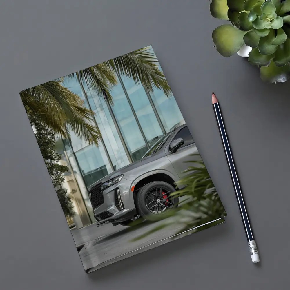 Cadillac Escalade Gray SUV Palm Tree – Notebooks