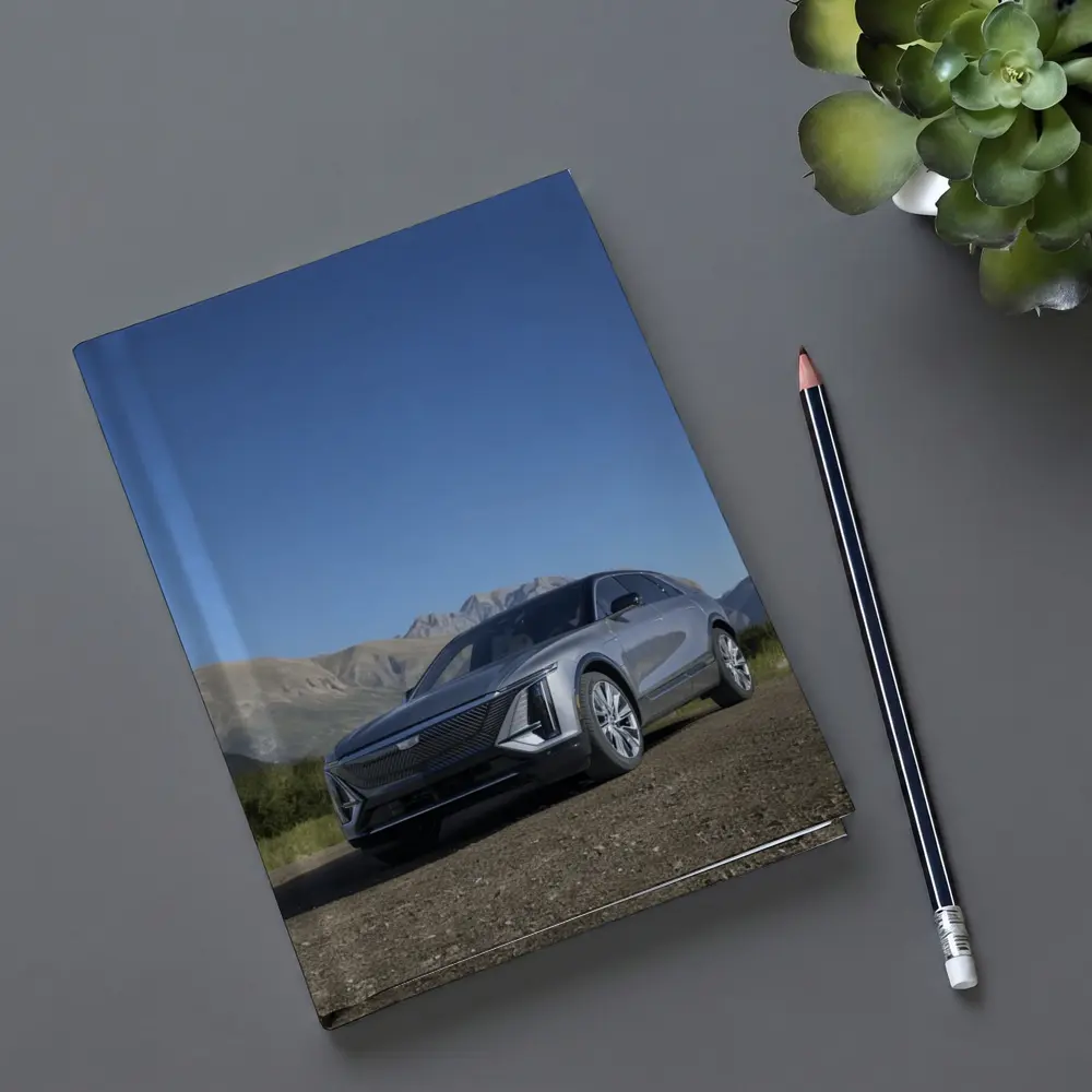 Cadillac Lyriq SUV Mountain Landscape Gray – Notebooks