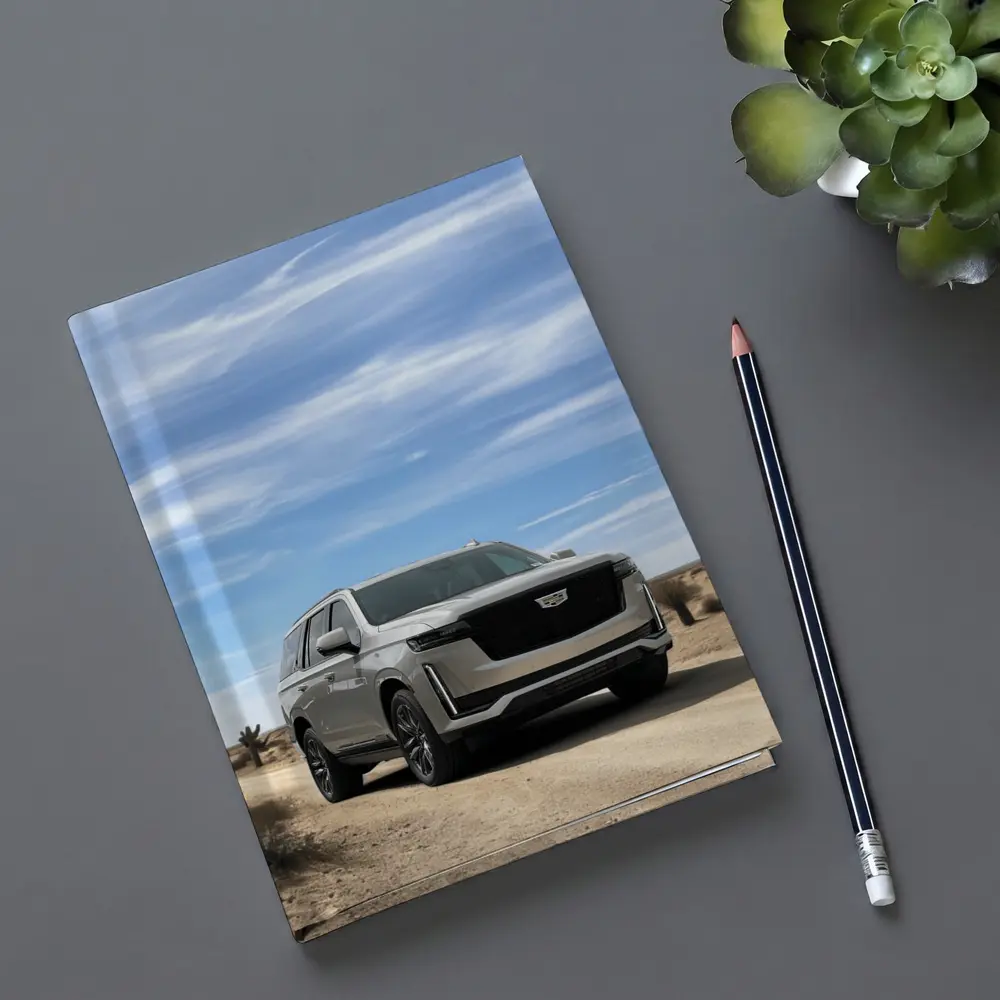 Cadillac Escalade Desert Road Blue Sky – Notebooks