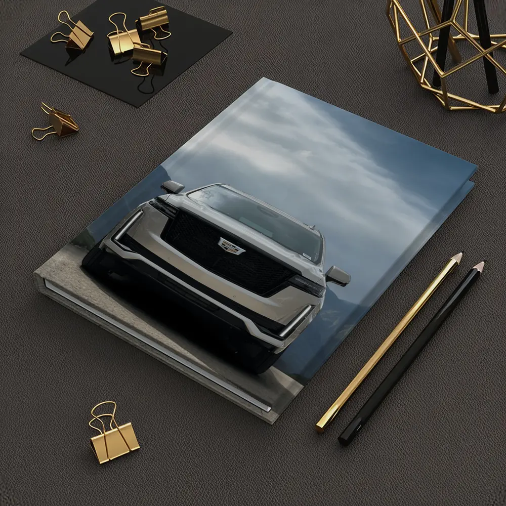 Cadillac Escalade Front View Mountain Road – Notebooks