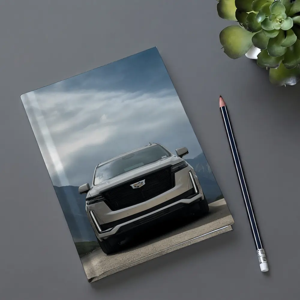 Cadillac Escalade Front View Mountain Road – Notebooks