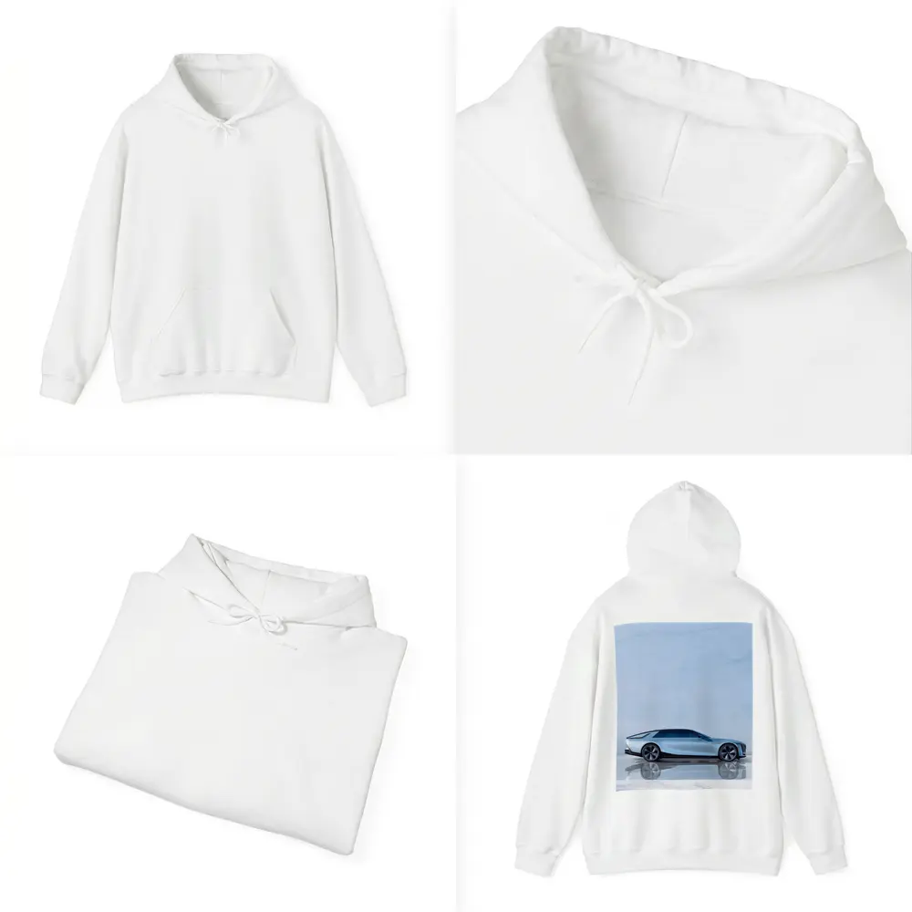 Cadillac Concept Car Marble Studio Side View – Hoodies