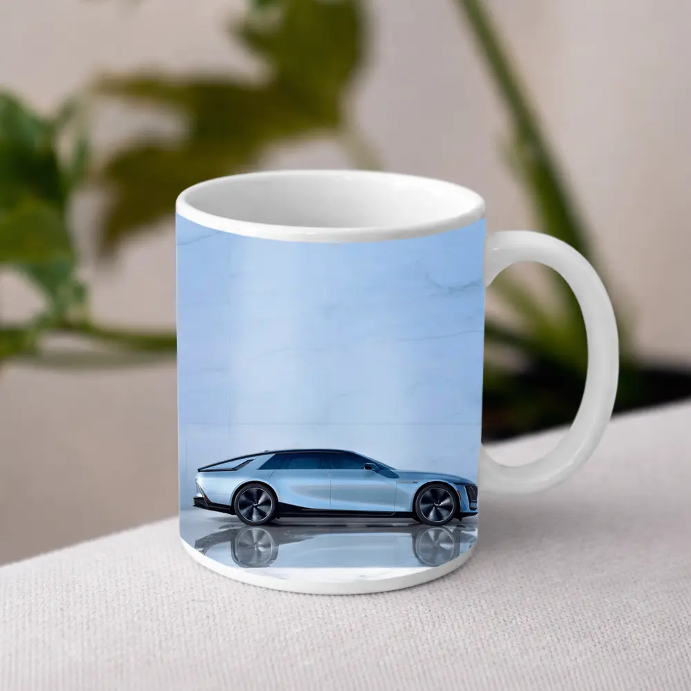 Cadillac Concept Car Marble Studio Side View – Mugs