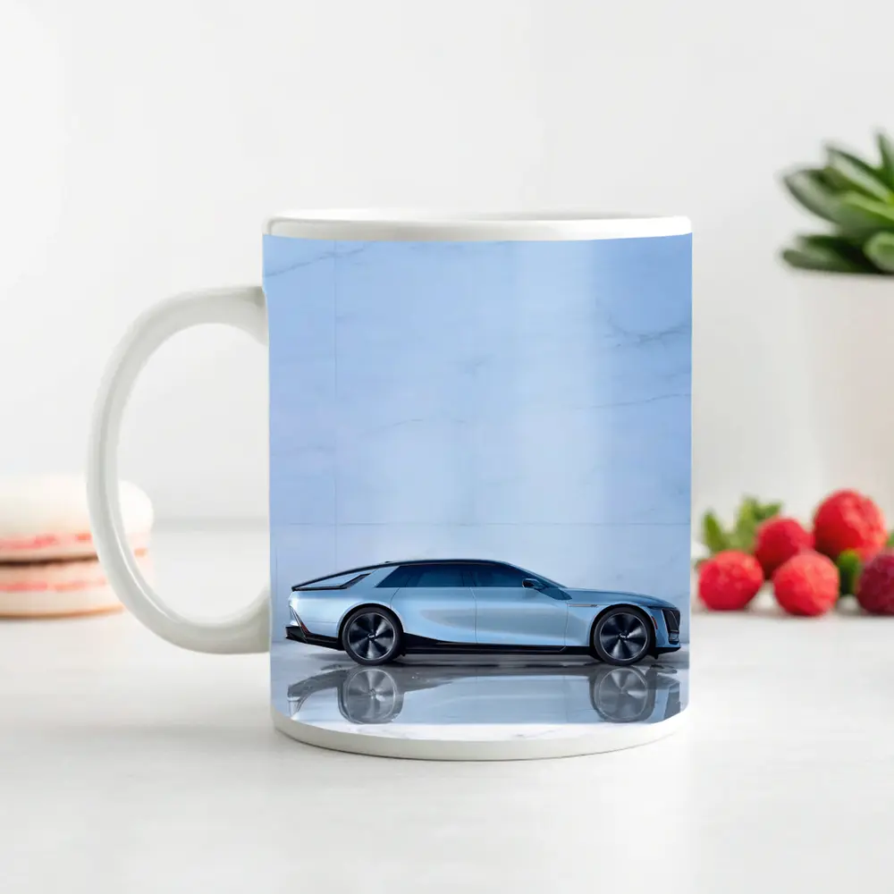 Cadillac Concept Car Marble Studio Side View – Mugs