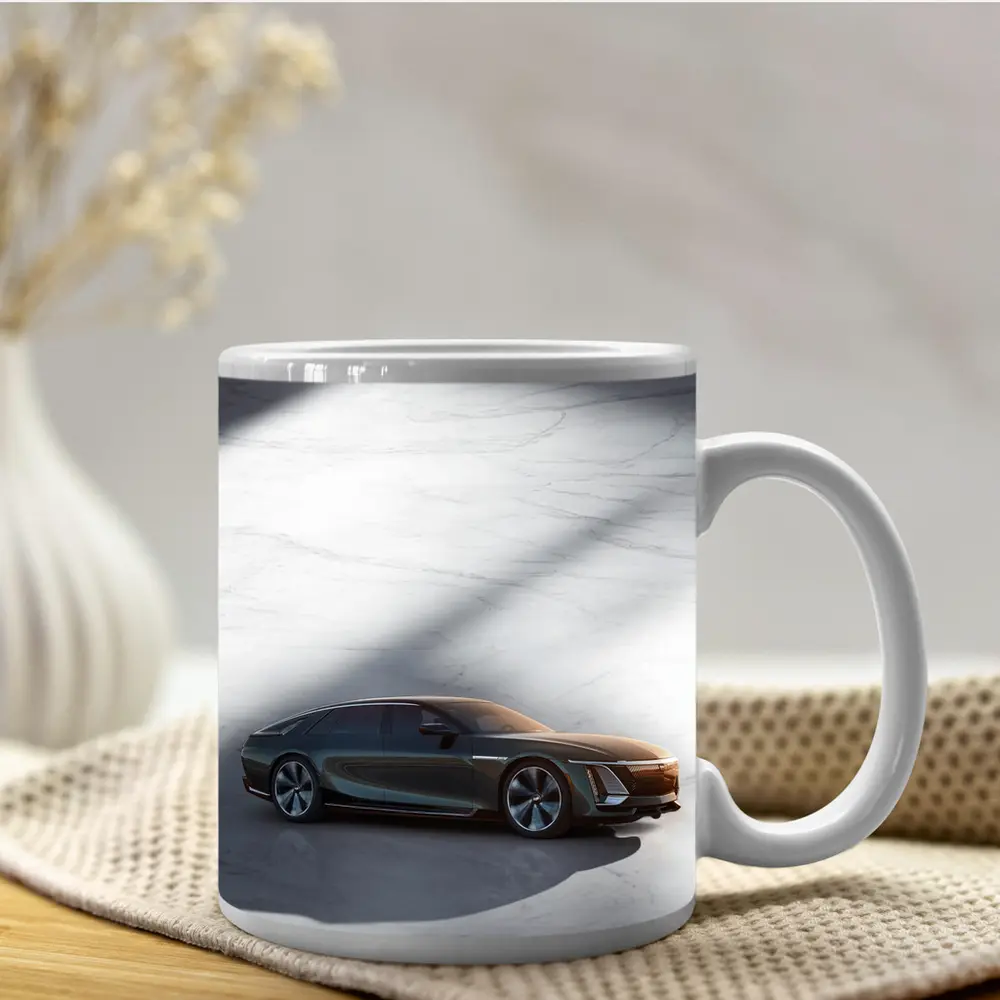 Cadillac Celestiq Concept on Marble Floor – Mugs