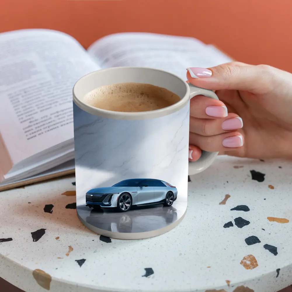 Cadillac Celestiq Concept Silver Marble Studio – Mugs