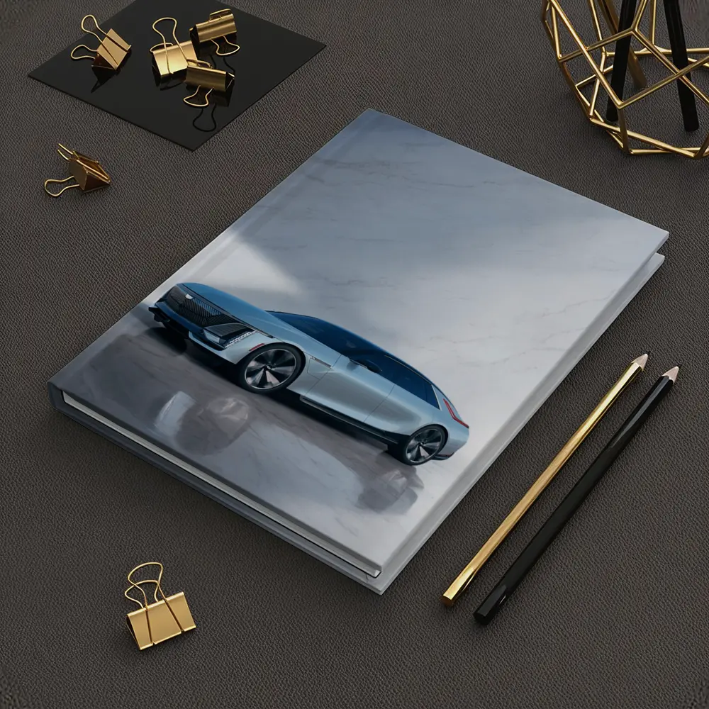 Cadillac Celestiq Concept Silver Marble Studio – Notebooks