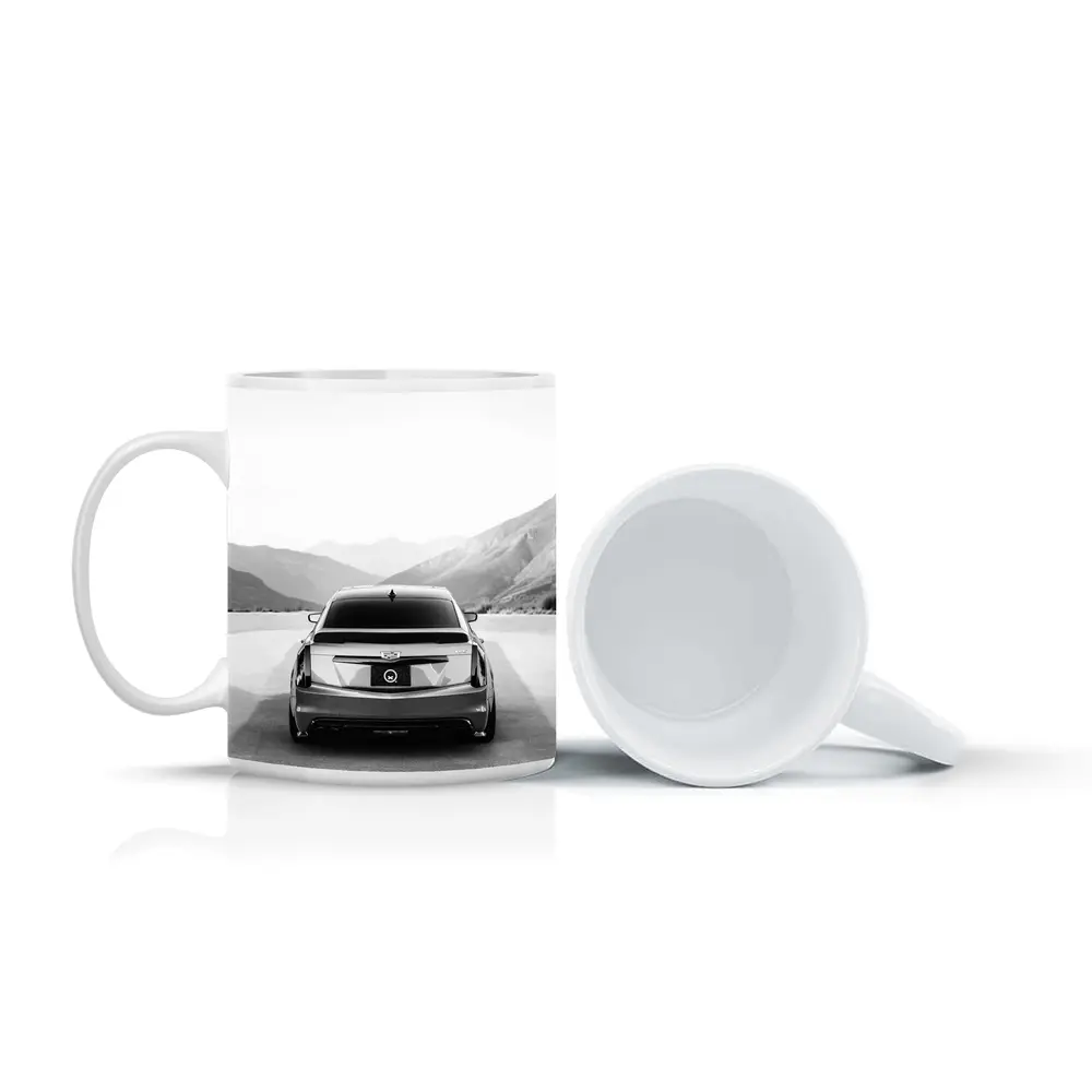 Cadillac CT5 Rear View Mountain Backdrop – Mugs