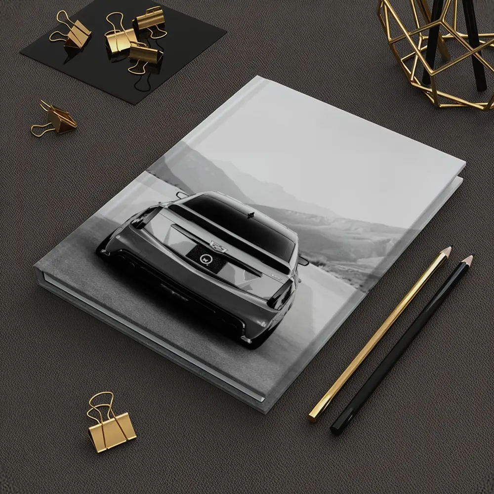 Cadillac CT5 Rear View Mountain Backdrop – Notebooks