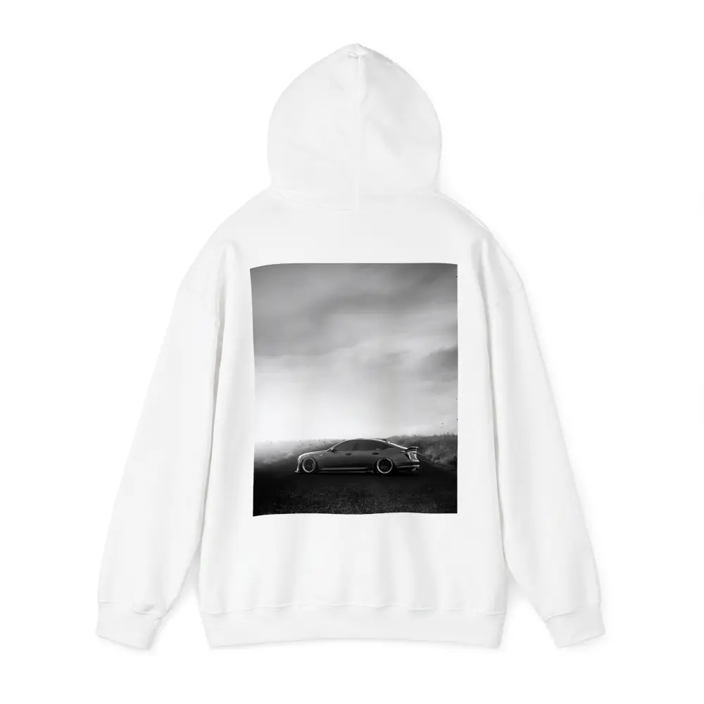Cadillac CT5 Slammed Black White Road – Hoodies