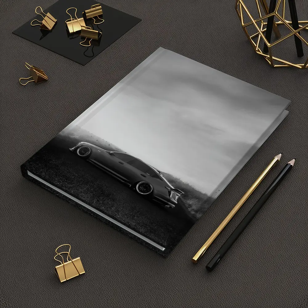 Cadillac CT5 Slammed Black White Road – Notebooks