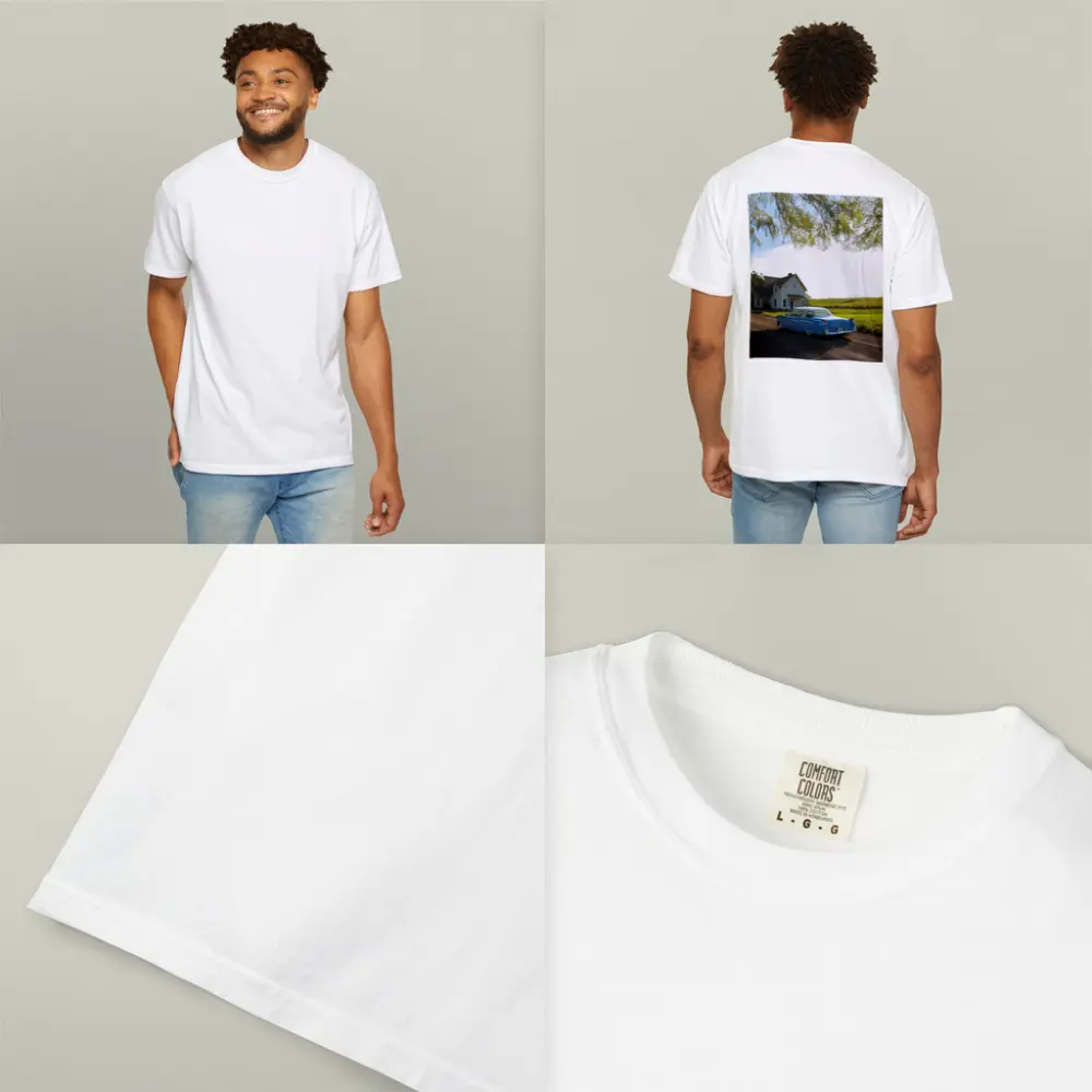 Classic Blue Cadillac Country Farmhouse Road – T-Shirts