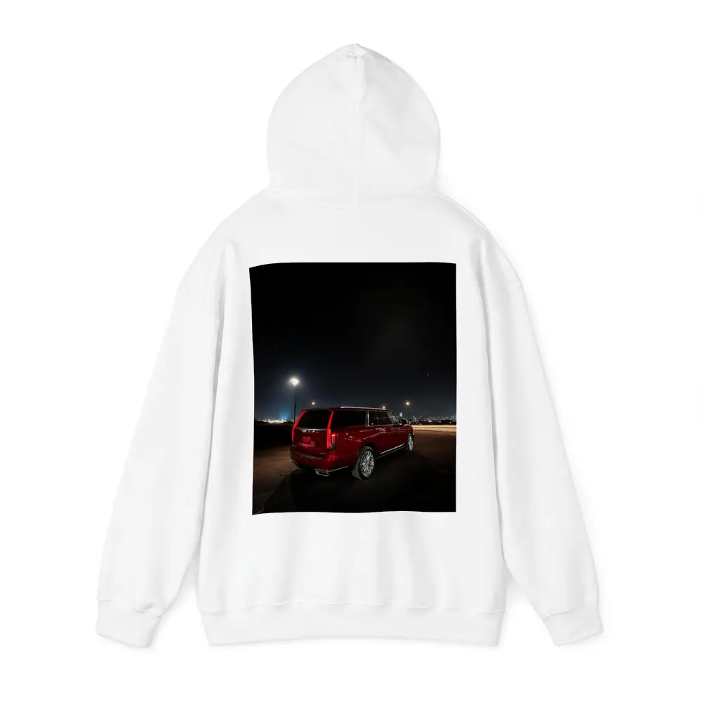Cadillac Escalade Red Night City Lights – Hoodies