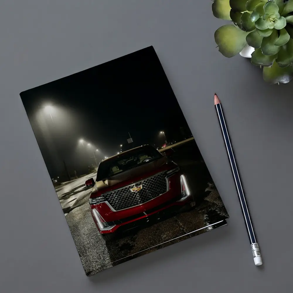 Cadillac Escalade Red Front Night Street – Notebooks