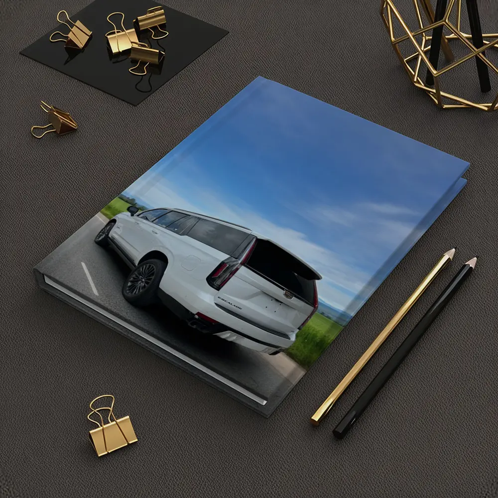 Cadillac Escalade White SUV Open Road – Notebooks