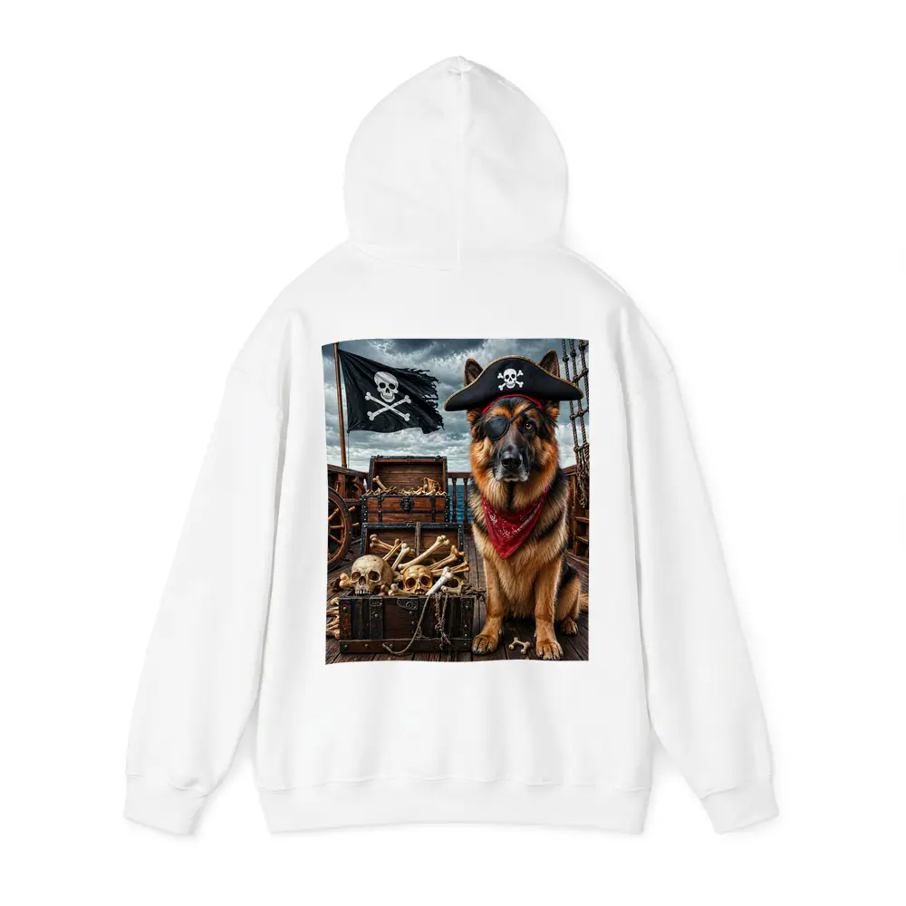 German Shepherd Pirate Captain Ship Deck – Hoodies