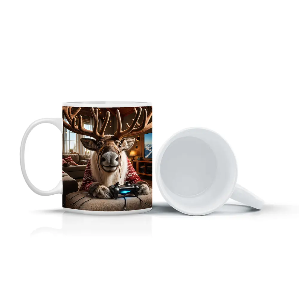 Caribou Gaming Controller Cozy Living Room – Mugs