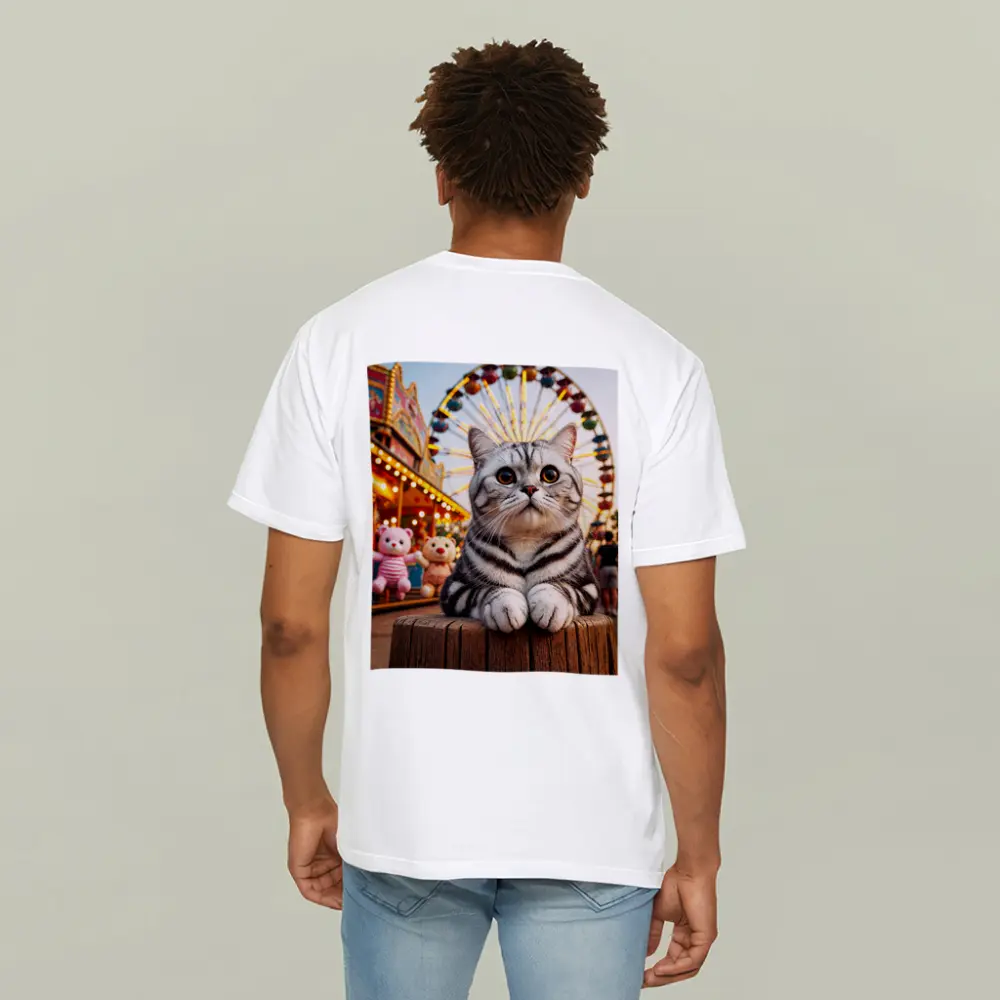 American Shorthair Cat Carnival Ferris Wheel – T-Shirts