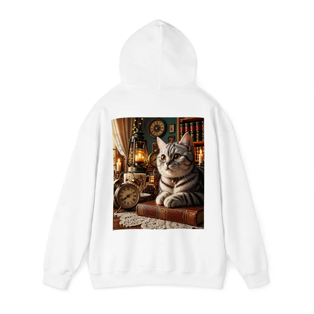 American Shorthair Cat Vintage Library Candles – Hoodies