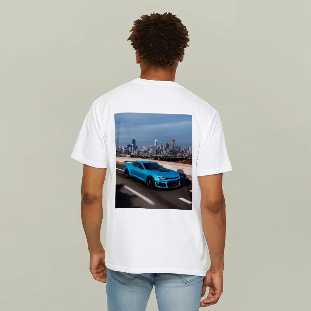 Chevrolet Camaro ZL1 Blue City Highway – T-Shirts