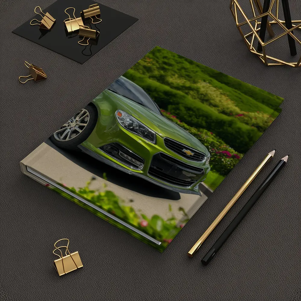 Chevrolet SS Green Muscle Car Outdoors – Notebooks