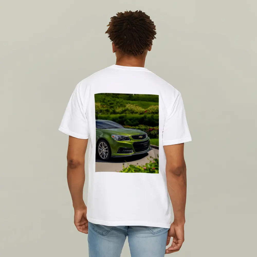 Chevrolet SS Green Muscle Car Outdoors – T-Shirts