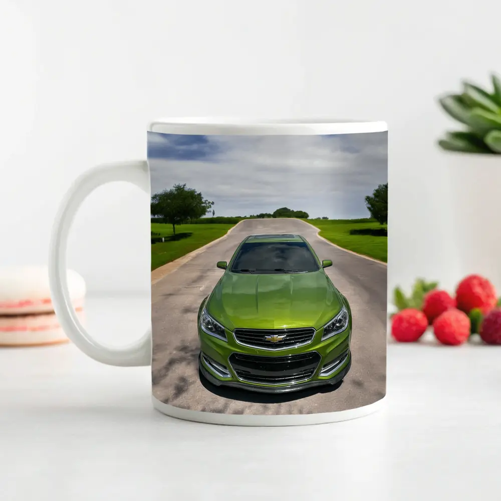 Chevrolet SS Sedan Green Country Road – Mugs