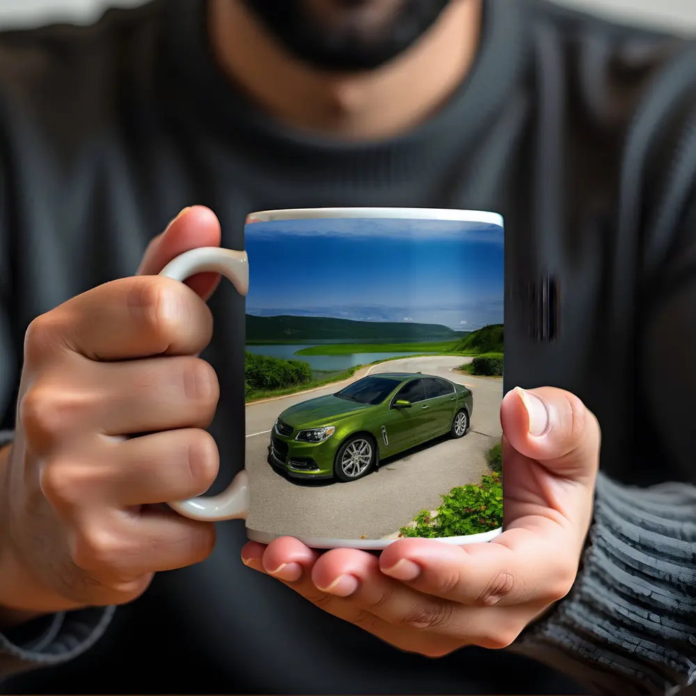 Chevrolet SS Green Sedan Lake Road – Mugs