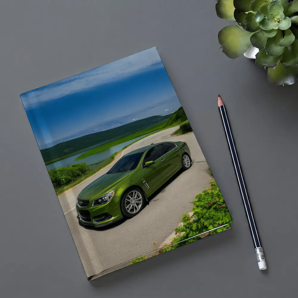 Chevrolet SS Green Sedan Lake Road – Notebooks