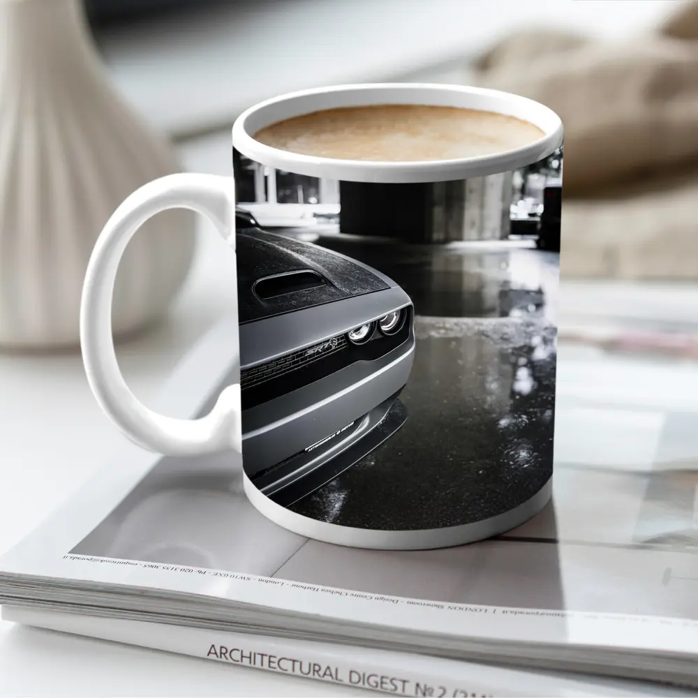 Dodge Challenger SRT Hellcat Wet Street – Mugs