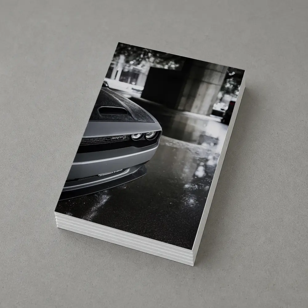 Dodge Challenger SRT Hellcat Wet Street – Postcards