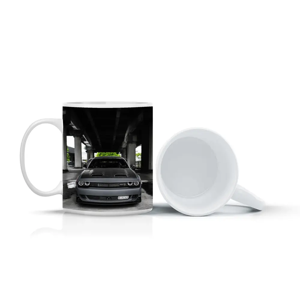 Dodge Challenger SRT Hellcat Under Bridge – Mugs