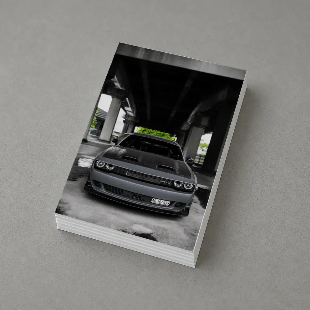 Dodge Challenger SRT Hellcat Under Bridge – Postcards