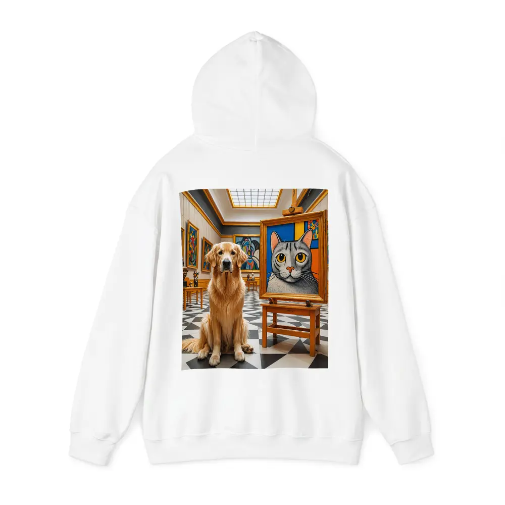 Golden Retriever Dog Art Gallery Museum – Hoodies