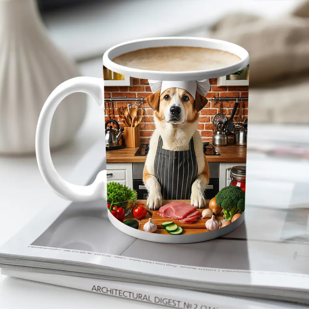 Labrador Chef Dog Kitchen Cooking Art – Mugs