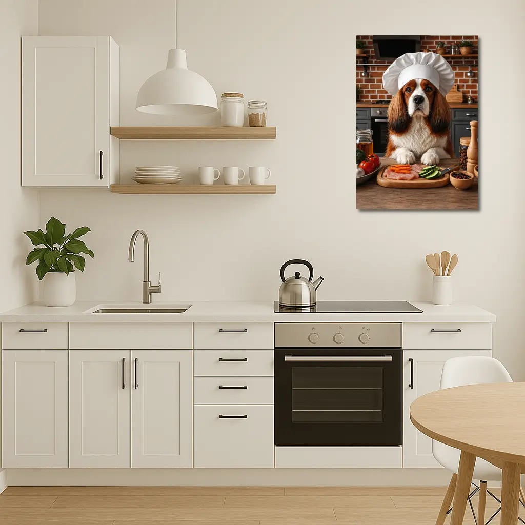Cavalier King Charles Spaniel Chef Kitchen – Wall Art