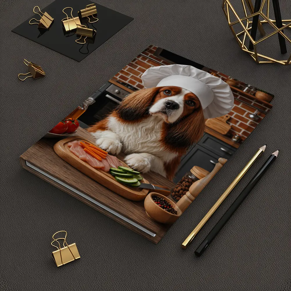 Cavalier King Charles Spaniel Chef Kitchen – Notebooks