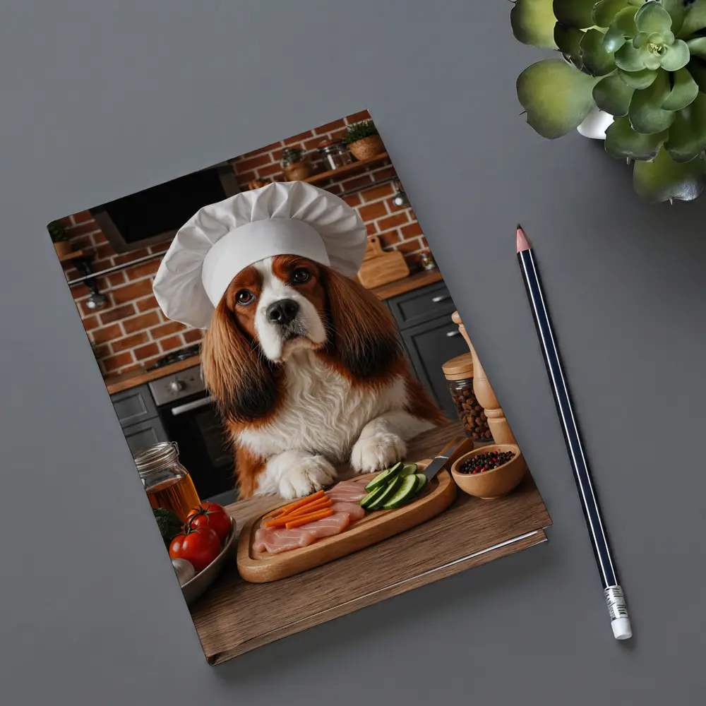 Cavalier King Charles Spaniel Chef Kitchen – Notebooks