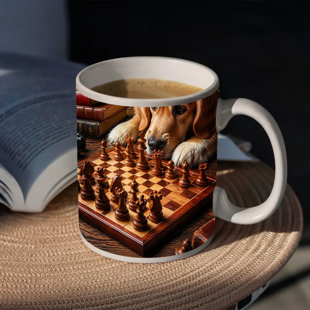 Golden Retriever Dog Chess Board Books – Mugs