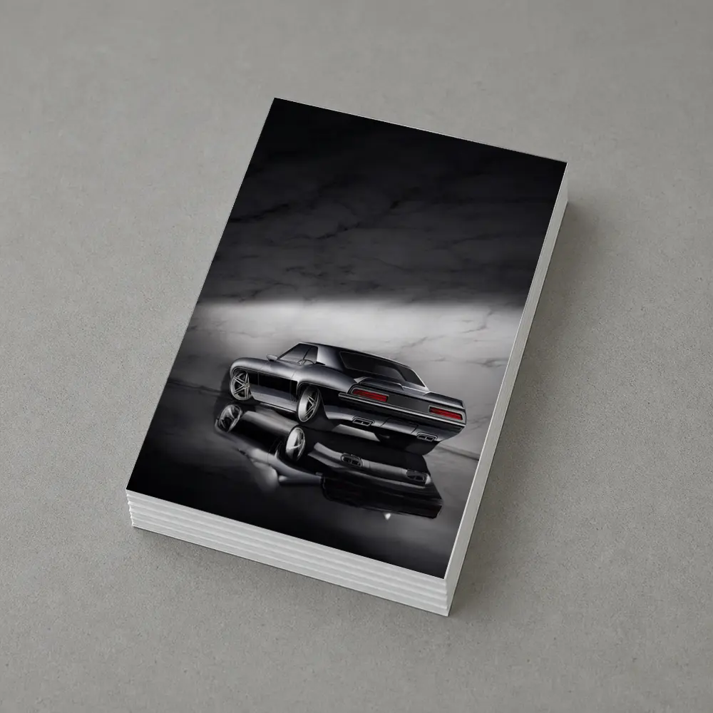 1969 Chevrolet Camaro Dark Marble Studio – Postcards