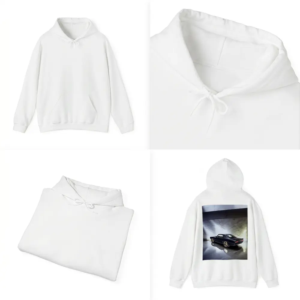 Dark Chevrolet Camaro Classic Muscle Car Marble – Hoodies