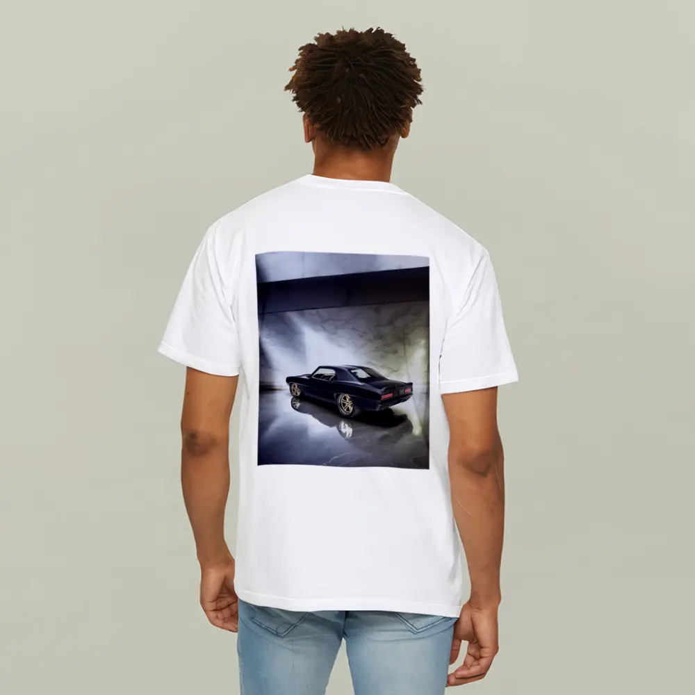 Dark Chevrolet Camaro Classic Muscle Car Marble – T-Shirts