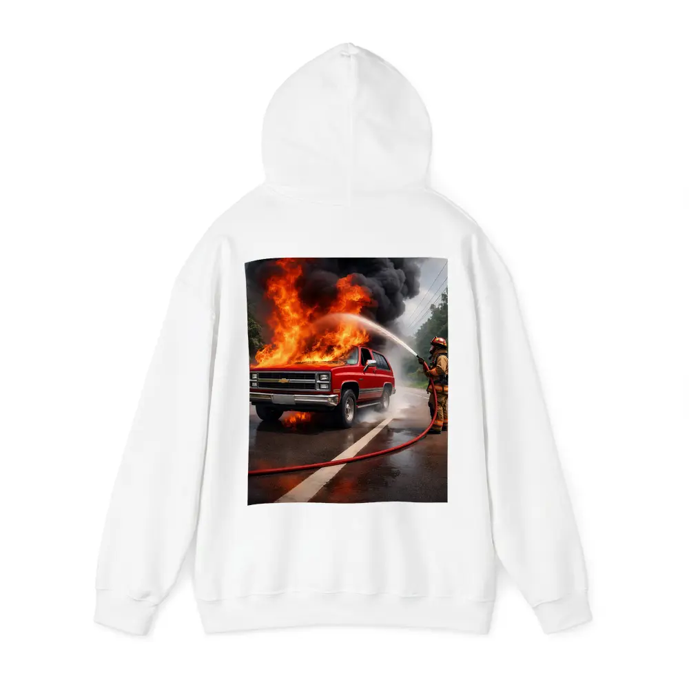 Chevrolet Blazer On Fire Firefighter Street – Hoodies