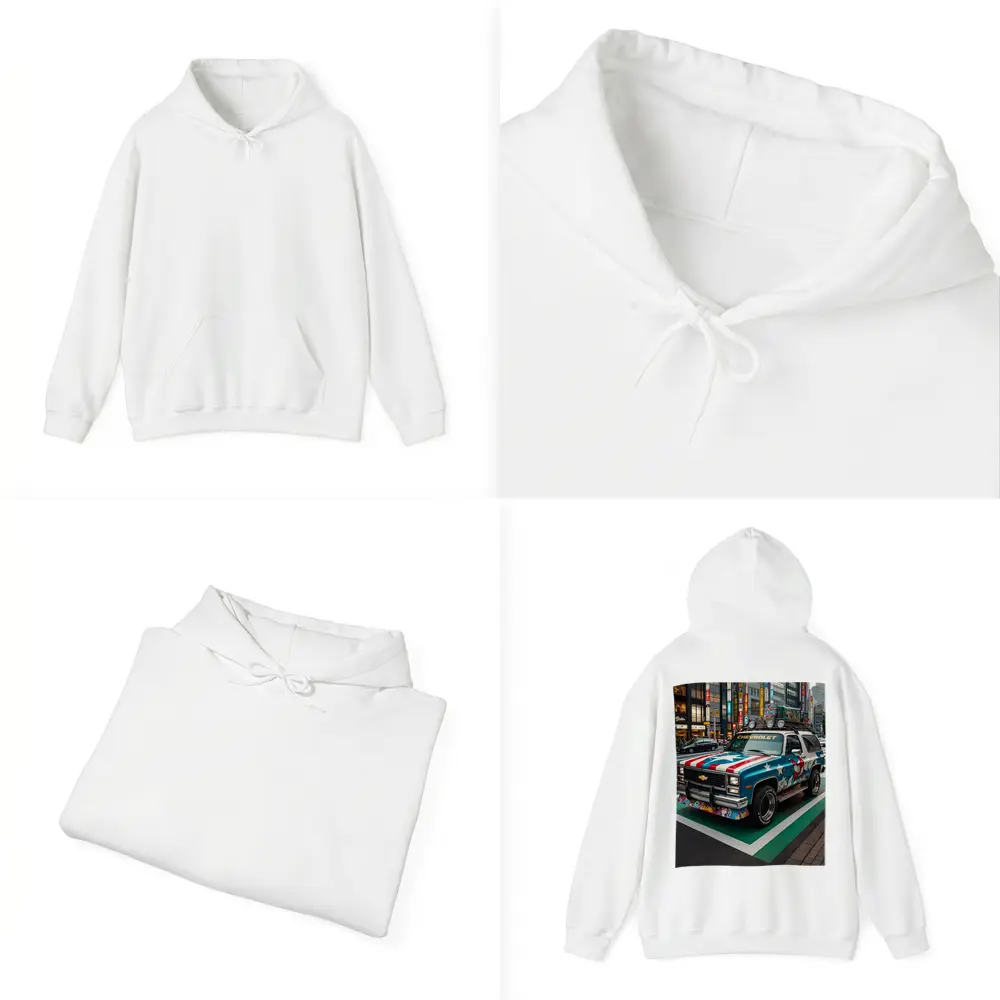 Chevrolet Blazer Tokyo City Street Art – Hoodies