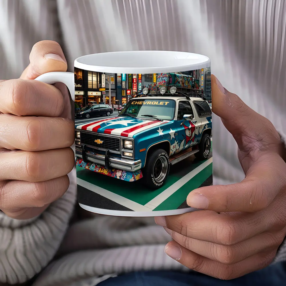 Chevrolet Blazer Tokyo City Street Art – Mugs
